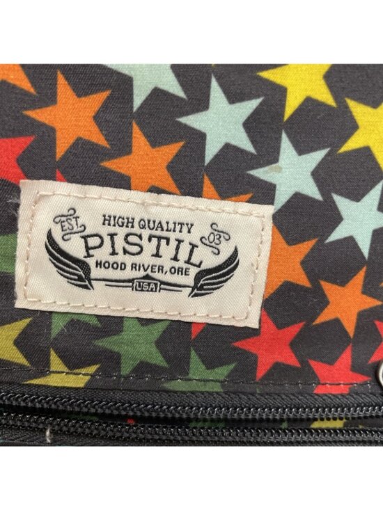 Pistil Hood River Oregon Mustard Yellow Backpack Star Lining Faux Leather Trim main image 6